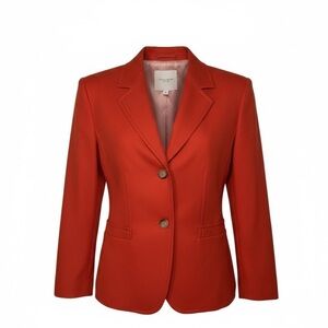 Talbots - Bold Red/Orange Blazer